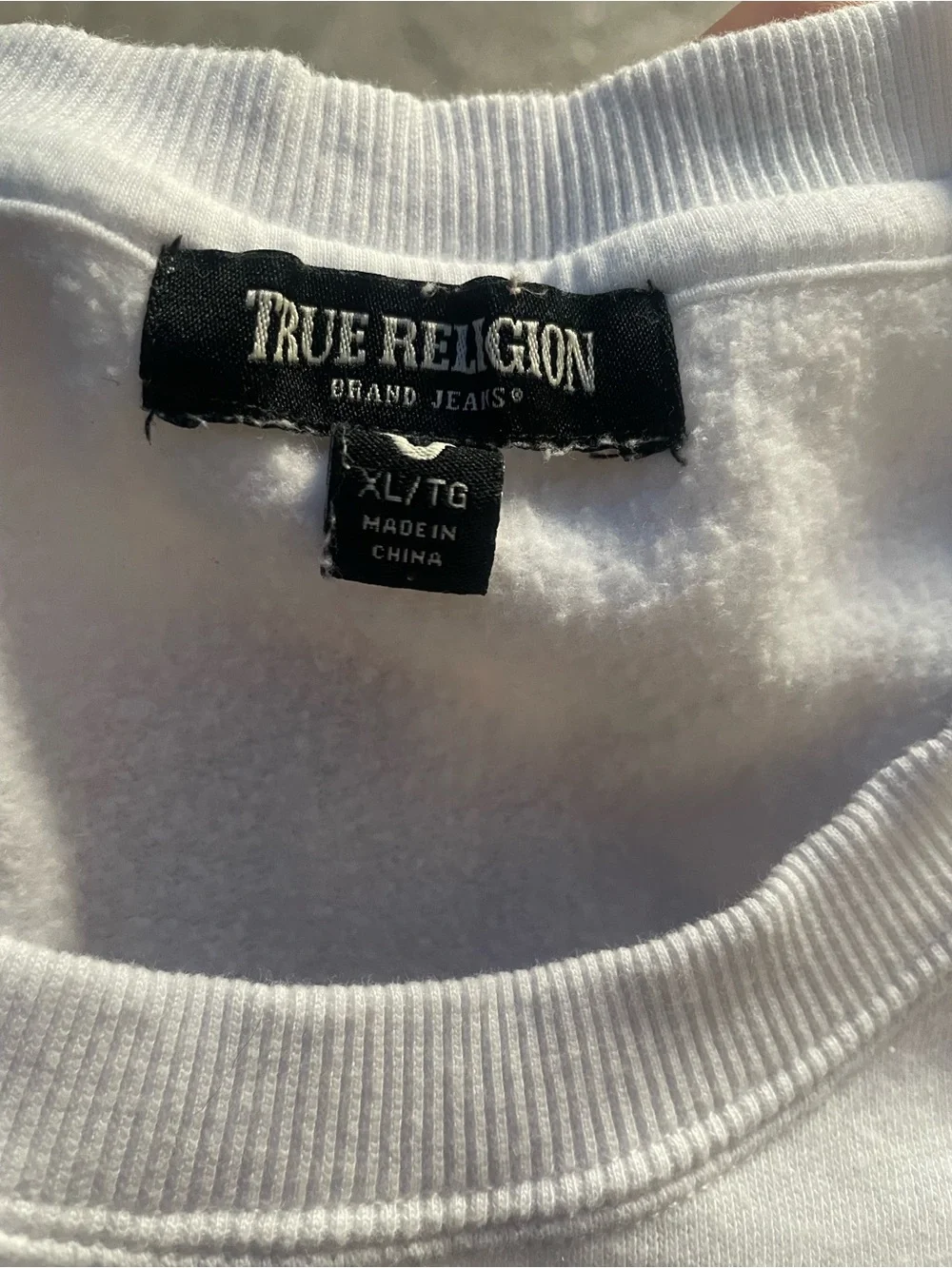 True Religion Long-Sleeve Shirt with Gold Logo